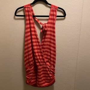Ella Moss striped halter top NWT